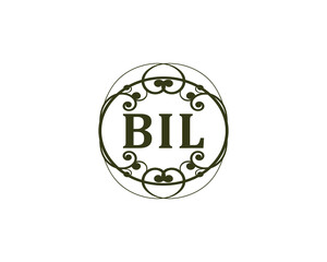 BIL logo design vector template. BIL