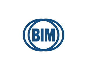 BIM logo design vector template. BIM