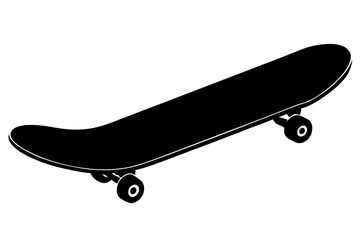 Skateboard silhouette, Skateboard icon vector, Skateboard Svg, vector illustration