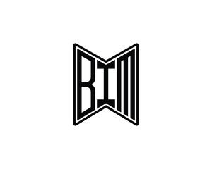 BIM logo design vector template. BIM