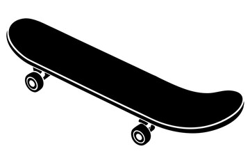 Skateboard silhouette, Skateboard icon vector, Skateboard Svg, vector illustration