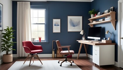 Photo interior modern design room 3d illustration