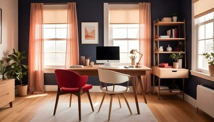 Fototapeta premium Photo interior modern design room 3d illustration