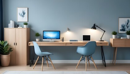 Photo interior modern design room 3d illustration