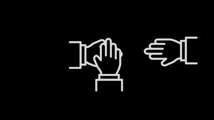 group work, teamwork effectiveness, linear icon. Editable stroke