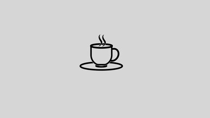 coffee cup icon vector illustration. cup a coffee sign and symbol