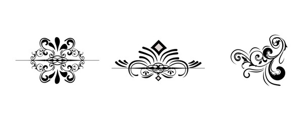 calligraphic design elements and Calligraphic ornament.