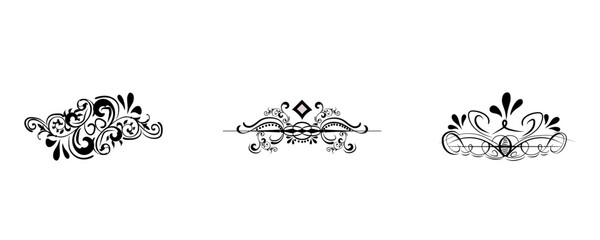 calligraphic design elements and Calligraphic ornament.