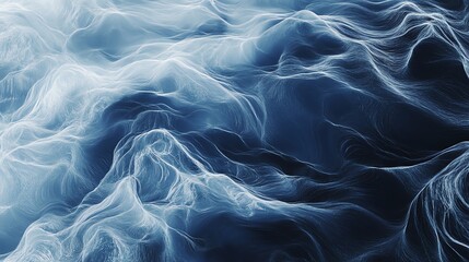 Obraz premium Abstract blue and white textured background with flowing, organic shapes.