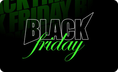 black friday verde e preto gradiente green and black gradient