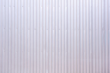 Aluminium Sheet metal Corrugated Silver Steel Exterior Wall Texture Background, Construction Material Backdrop 