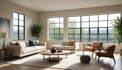 Photo interior modern design room 3d illustration
