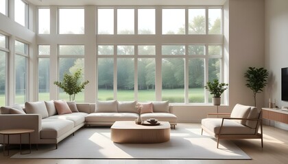 Photo interior modern design room 3d illustration
