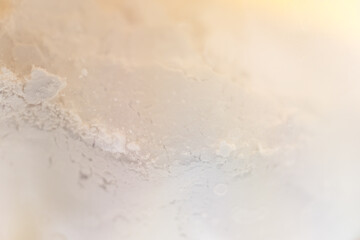 Texture of white powder, flour, clay or drug in packaging