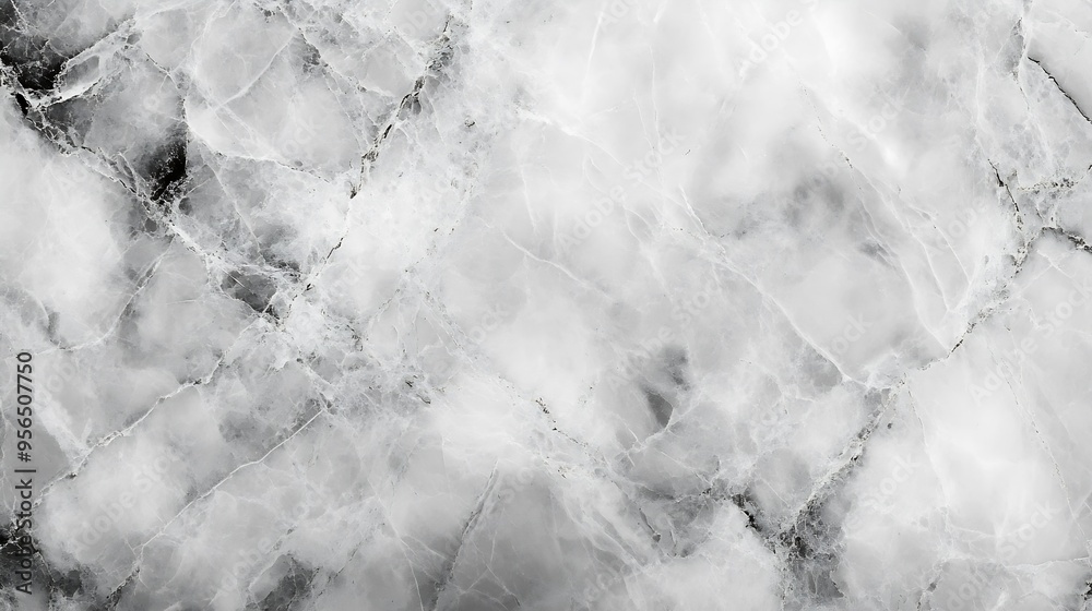 Aufkleber Light grey marble texture background with high resolution counter top view of natural tiles stone in seamless glitter pattern and luxurious : Generative AI