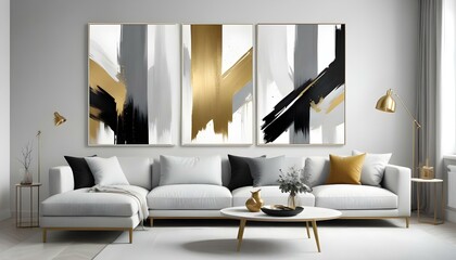 Photo interior modern design room 3d illustration