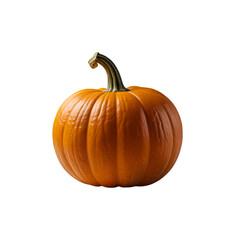 A pumpkin Isolated on a transparent background. Ai generative