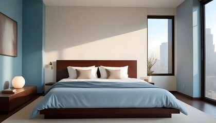 Photo interior modern design room 3d illustration