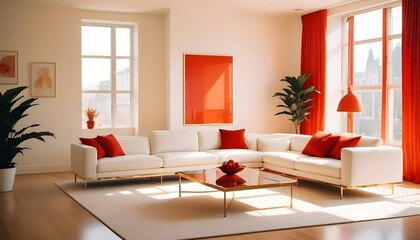 Photo interior modern design room 3d illustration