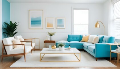 Photo interior modern design room 3d illustration