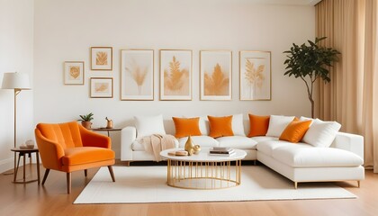 Photo interior modern design room 3d illustration