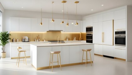 Photo interior modern design room 3d illustration