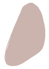 Blob shape png sticker, transparent background