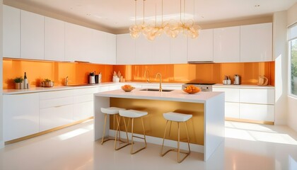 Photo interior modern design room 3d illustration