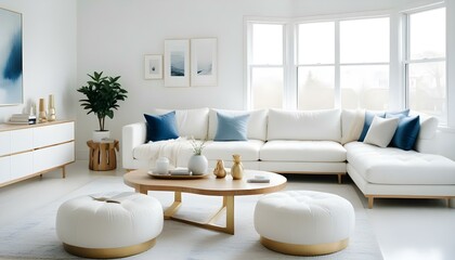 Photo interior modern design room 3d illustration