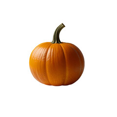 A pumpkin Isolated on a transparent background. Ai generative