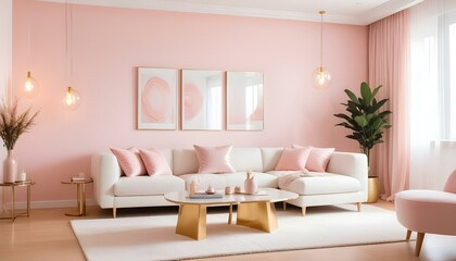 Photo interior modern design room 3d illustration