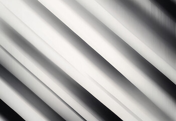 Obraz premium Soft gradient abstract background with stripes, lines in a monochrome gray palette.