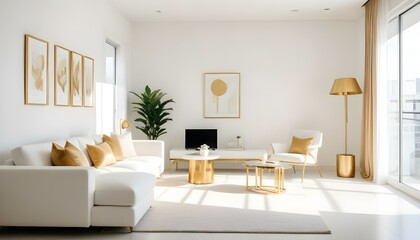 Photo interior modern design room 3d illustration