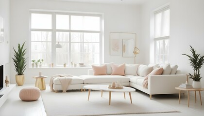 Photo interior modern design room 3d illustration