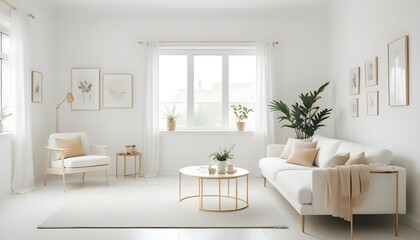 Photo interior modern design room 3d illustration