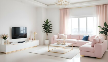 Photo interior modern design room 3d illustration