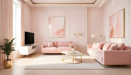 Photo interior modern design room 3d illustration