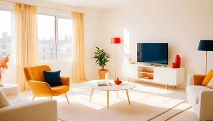 Photo interior modern design room 3d illustration