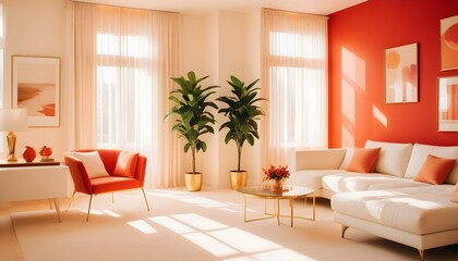 Photo interior modern design room 3d illustration