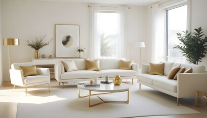 Photo interior modern design room 3d illustration