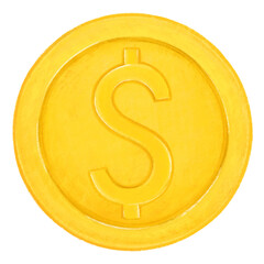 Gold coin png, money, finance illustration, transparent background
