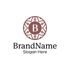 Premium Decorative Crest Template for Sophisticated Brand Identity