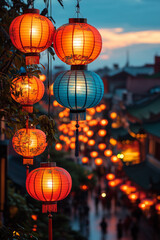 Obraz premium lampen, china, licht, asien, lampe, lampen, dekoration, erhängen, kultur, rot, nacht, festival, schläfe, feier, oriental, traditionell, papier, china town, licht, absatzmarkt, tradition, vietnam, lamp