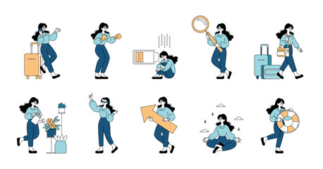 Business People. Flat Vector Illustration