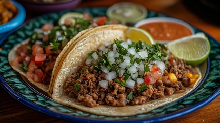 delicious typical homemade Mexican food : Generative AI