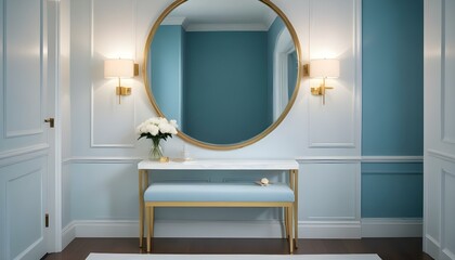 Photo interior modern design room 3d illustration