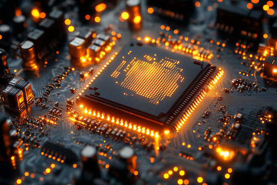 kreislauf, computer, chip, technik, board, hauptplatine, electronic, electronic, prozessor, hardware, makro, green, digital, leiterplatte, mikrochip, cpu, abstrakt, bauteil, leiterplatte, daten, elekt
