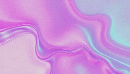 Obraz premium Colorful holographic background. purple hologram background. violet shiny texture., with grainy noise effect abstract purple and blue fluid shapes against a light background