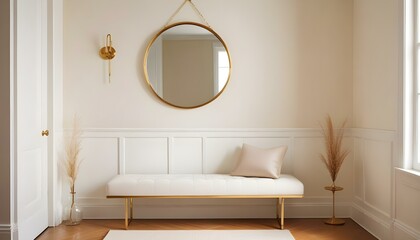 Photo interior modern design room 3d illustration