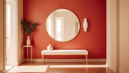 Photo interior modern design room 3d illustration